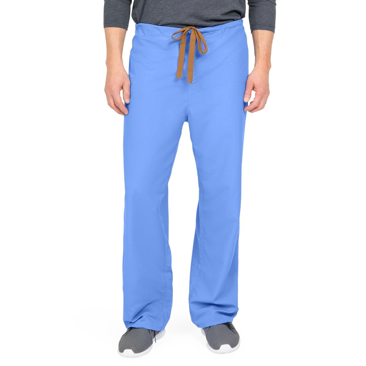 PerforMAX Unisex Reversible Front Drawstring Scrub Pants, Angelica Color Coding, Ceil Blue, 3XLarge - Image 1
