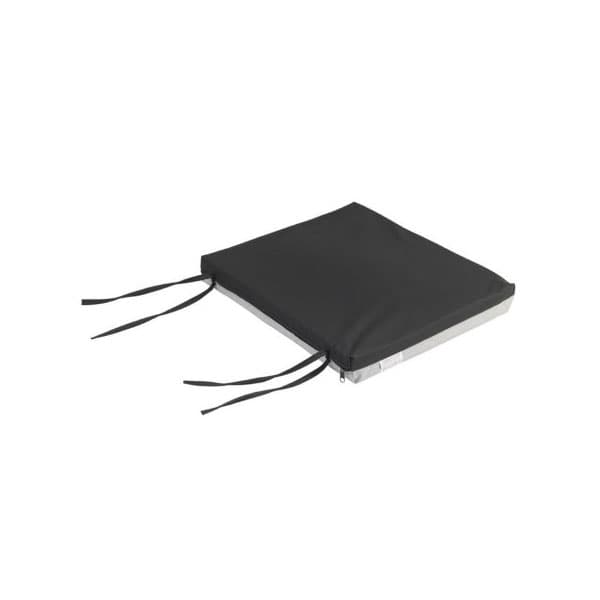 Gel-U-Seat Lite Gel Seat Cushion, Black, 18 W X 18 D X 2 H Inch - Image 1