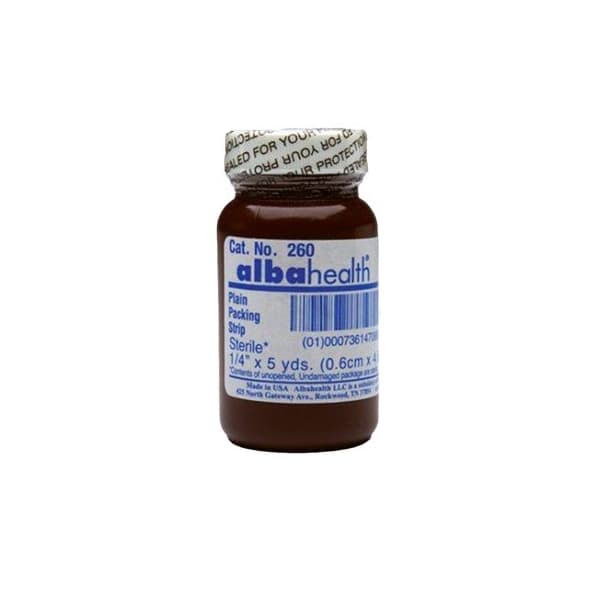 Dukal Wound Packing Strip Bottle Non-impregnated Sterile, 1/4 Inch x 5 Yard - Each - Image 1