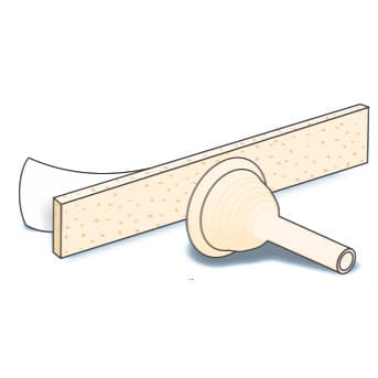 Uro-Cath Molded-Latex Male External Catheter with Urofoam-1 - Image 2