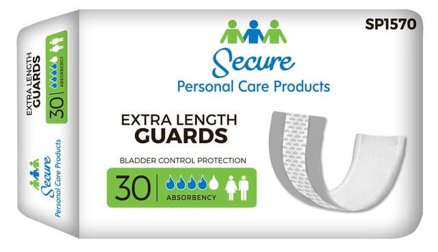 Secure Extra Length Guards Bladder Control Pad - Image 2