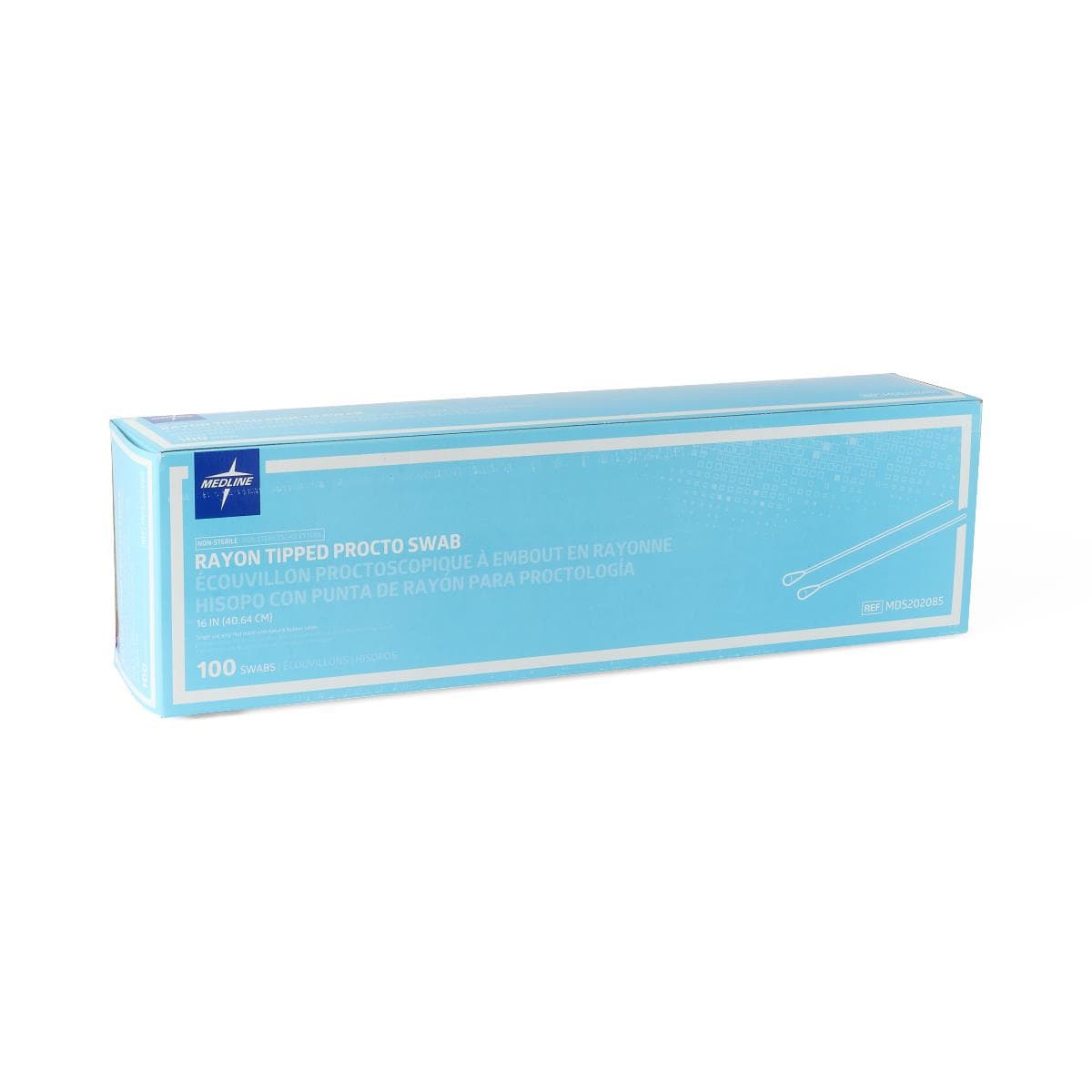 Medline Proctoscopic Swabs, 16 Inch - Case of 500 - Image 1