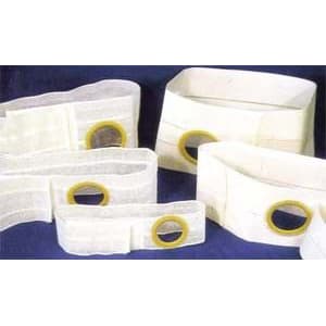 Nu-Hope Nu-Form 5" White Regular Elastic Ostomy Support Belt, 2XLarge, 2-1/2 Inch - Each - Image 1