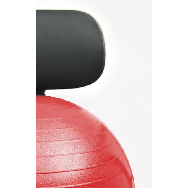 CanDo Ball Chair With Red Exercise Ball, without Arms - Image 1