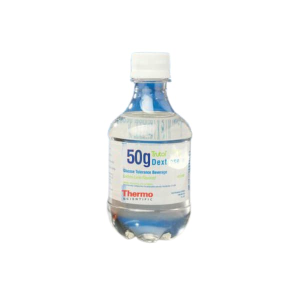 Trutol Glucose Tolerance Carbonated Beverage, 50 Gram, Lemon-Lime - Case of 24 - Image 1