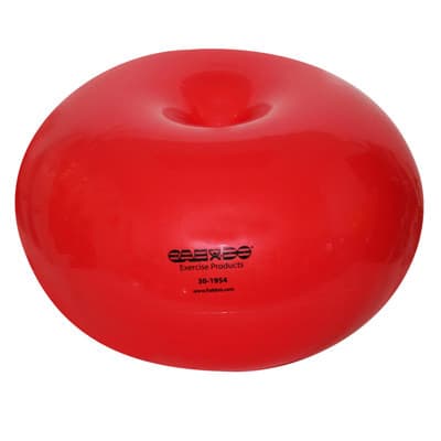 CanDo Donut Ball, 30 x 16 Inch, Red - Image 1