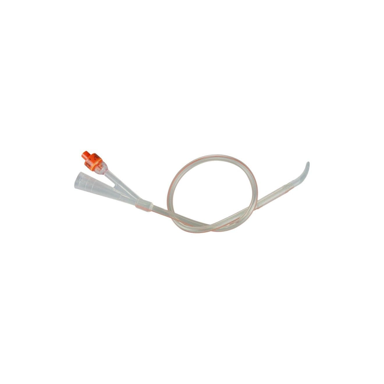 Cysto-Care Folysil Pediatric 2-Way Foley Catheter with Coude Tip, 3 cc, 8 Fr, 12" - Box of 5 - Image 1