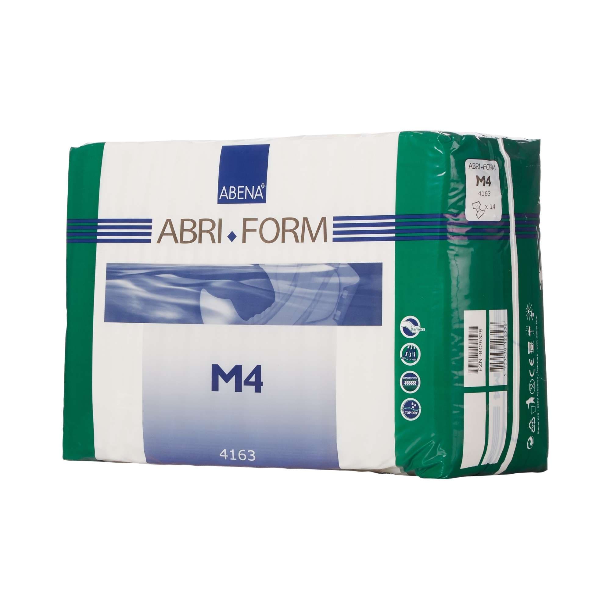 Abena Abri-Form Comfort M4 Medium Heavy Absorbency Incontinence Brief - Case of 42 - Image 1