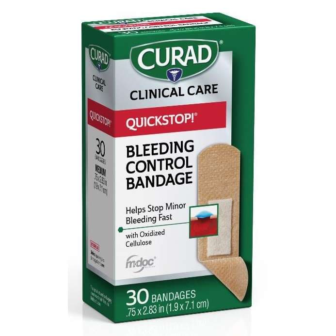 Curad Quickstop Bandages, Medium - Box of 30 - Image 1