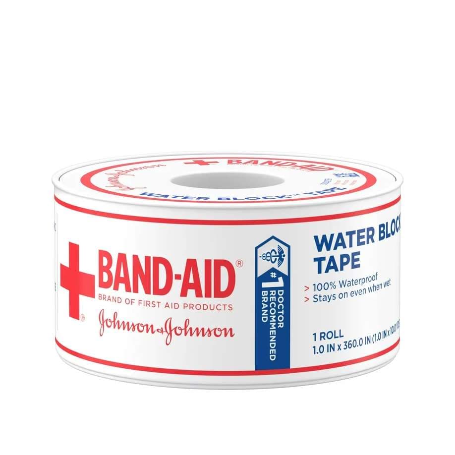 Band-Aid Water Block Waterproof Medical Tape, 1 Inch x 10 Yard - Image 1