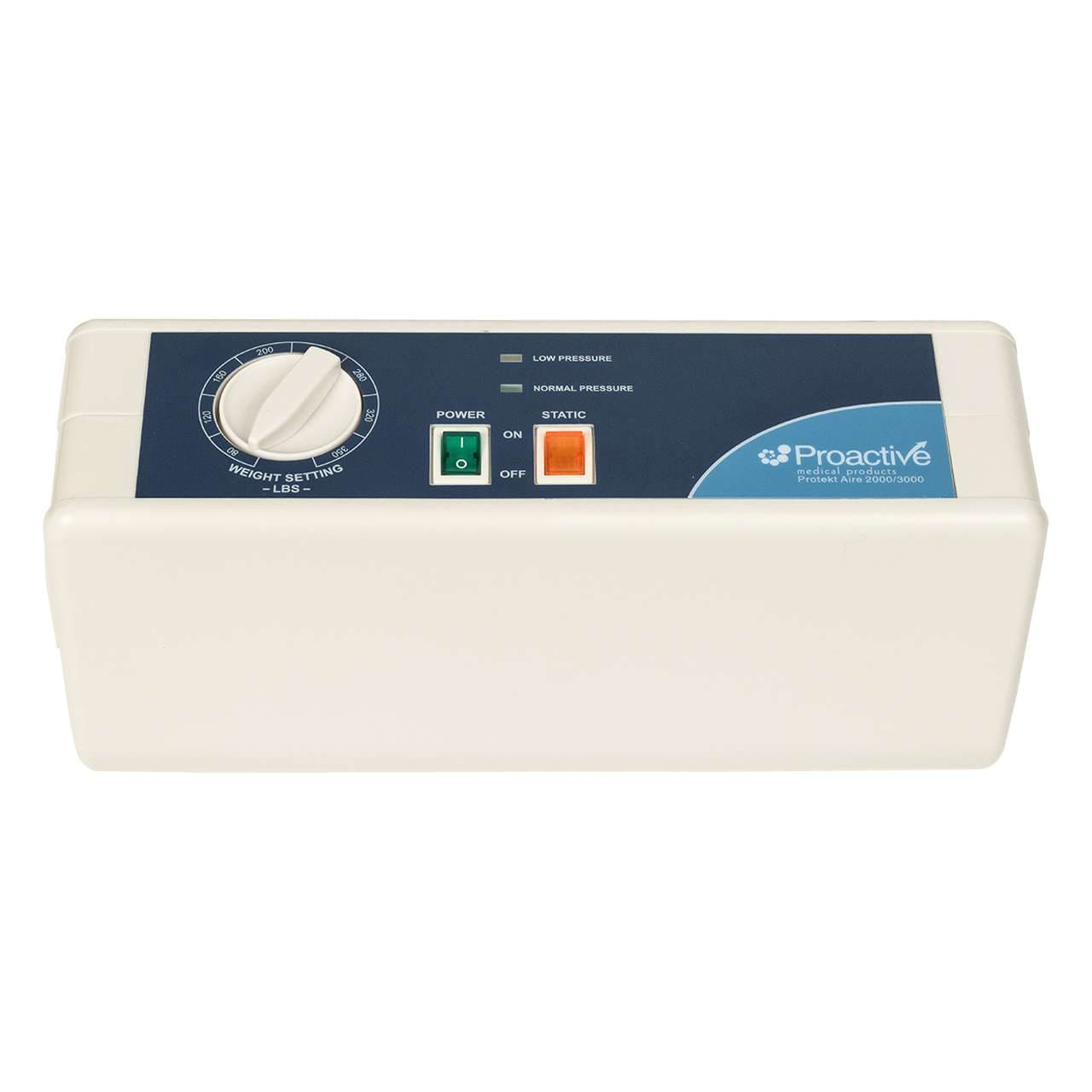 Protekt Aire 3600AB Low Air Loss and Alternating Pressure Mattress System with Raised Side Air Bolsters - Image 4