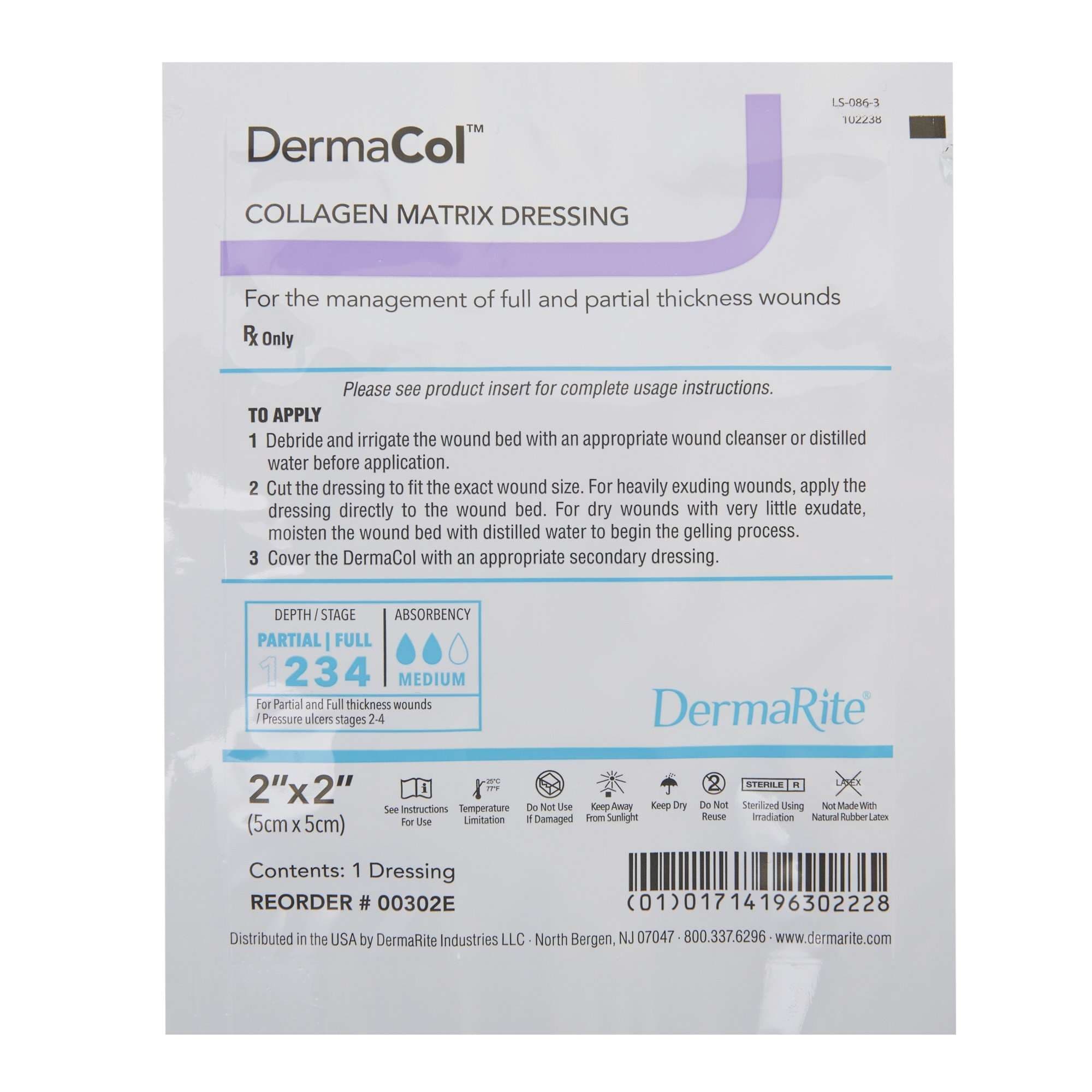 DermaCol Collagen Matrix Dressing - Image 3