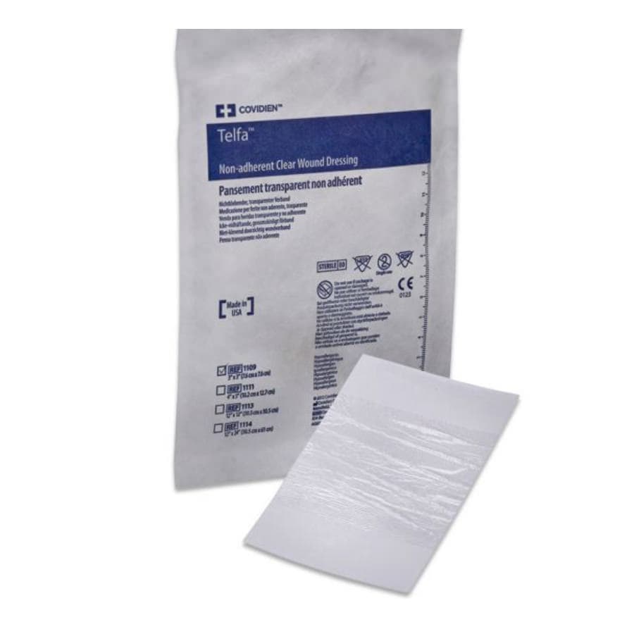 Telfa Clear Wound Dressings, 12 x 12 inch - Case of 50 - Image 1
