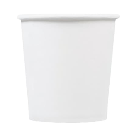 Solo Drinking Cup White Without Graduations Without Handle Hot, 4 oz. - Case of 1000 - Image 1