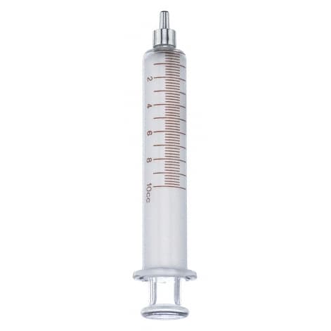 B. Braun Flat Top Style LOR Syringe with Luer Slip Tip, 10 mL - Case of 10 - Image 1