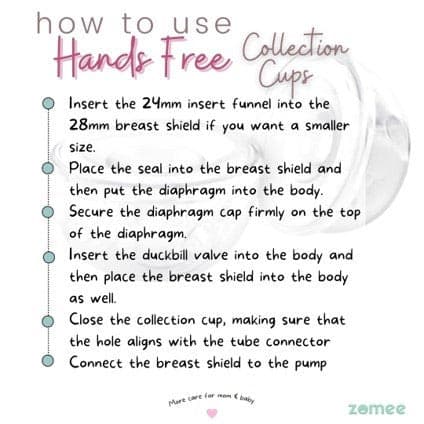 Zomee Hands Free Collection Cups - Image 4
