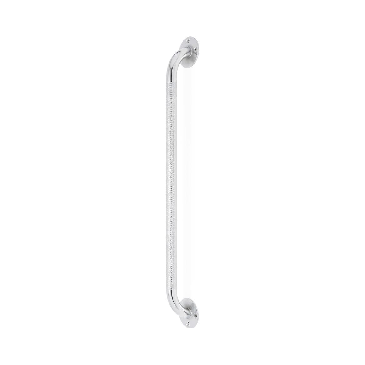 Medline Knurled Chrome Grab Bars, Grab Bar 24" Chrome - Image 1