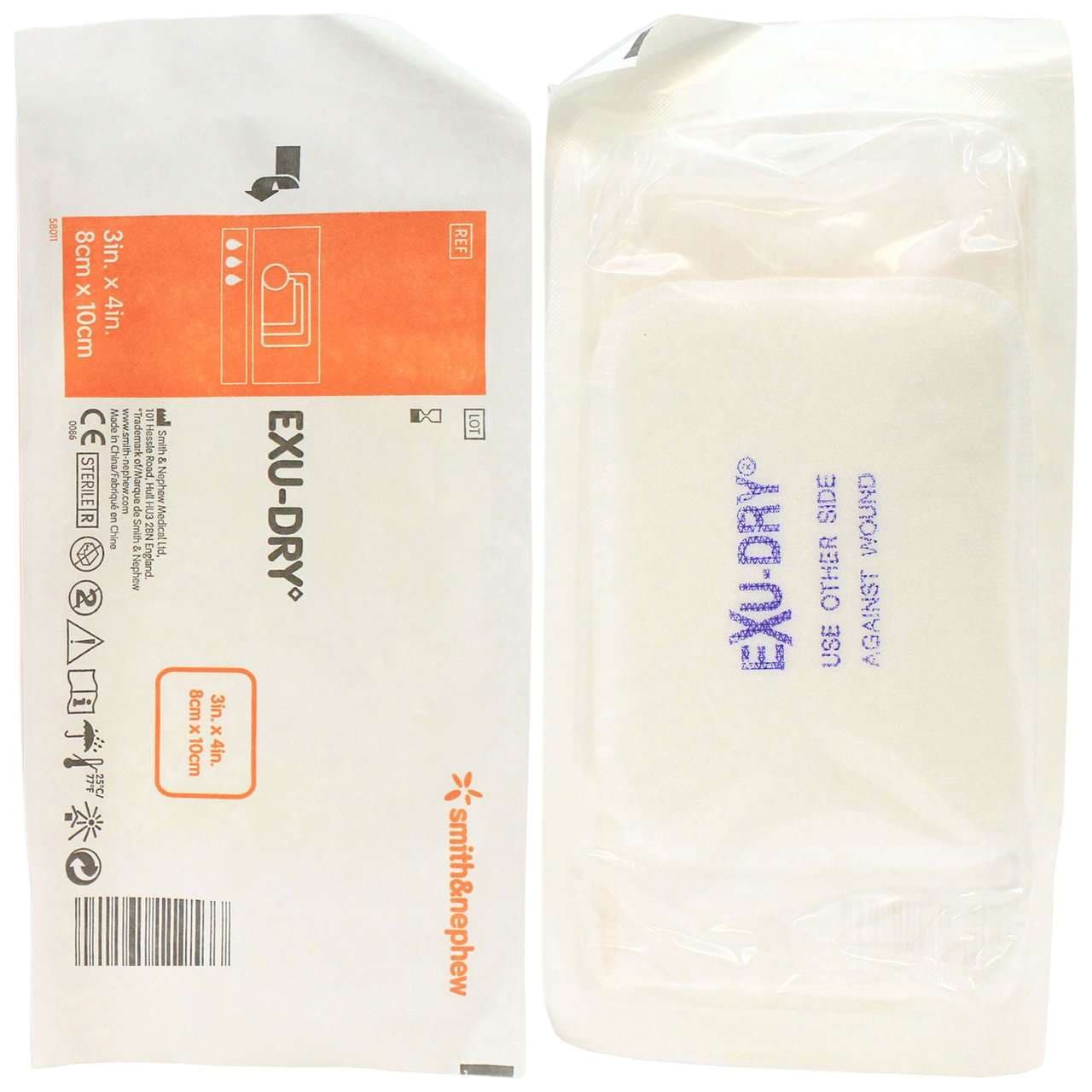 Smith and Nephew Exu-Dry Anti-Shear Absorbent Dressing - Case of 100 - Image 1
