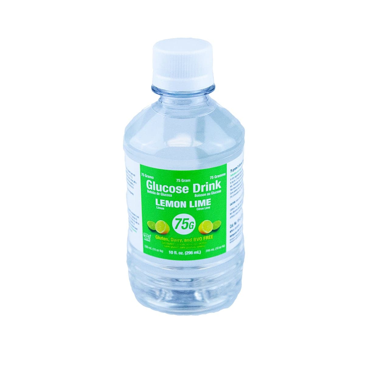Glucose Tolerance Beverage, 75 Gram, Lemon-Lime - Case of 24 - Image 1