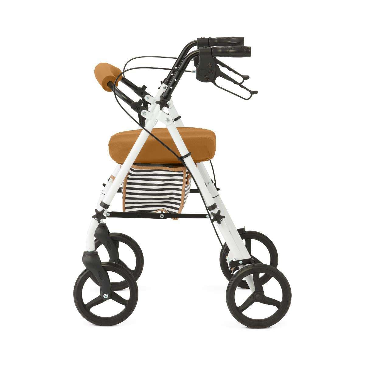 Medline Basic Steel Rollator with Microban, 8" Wheels - Image 5