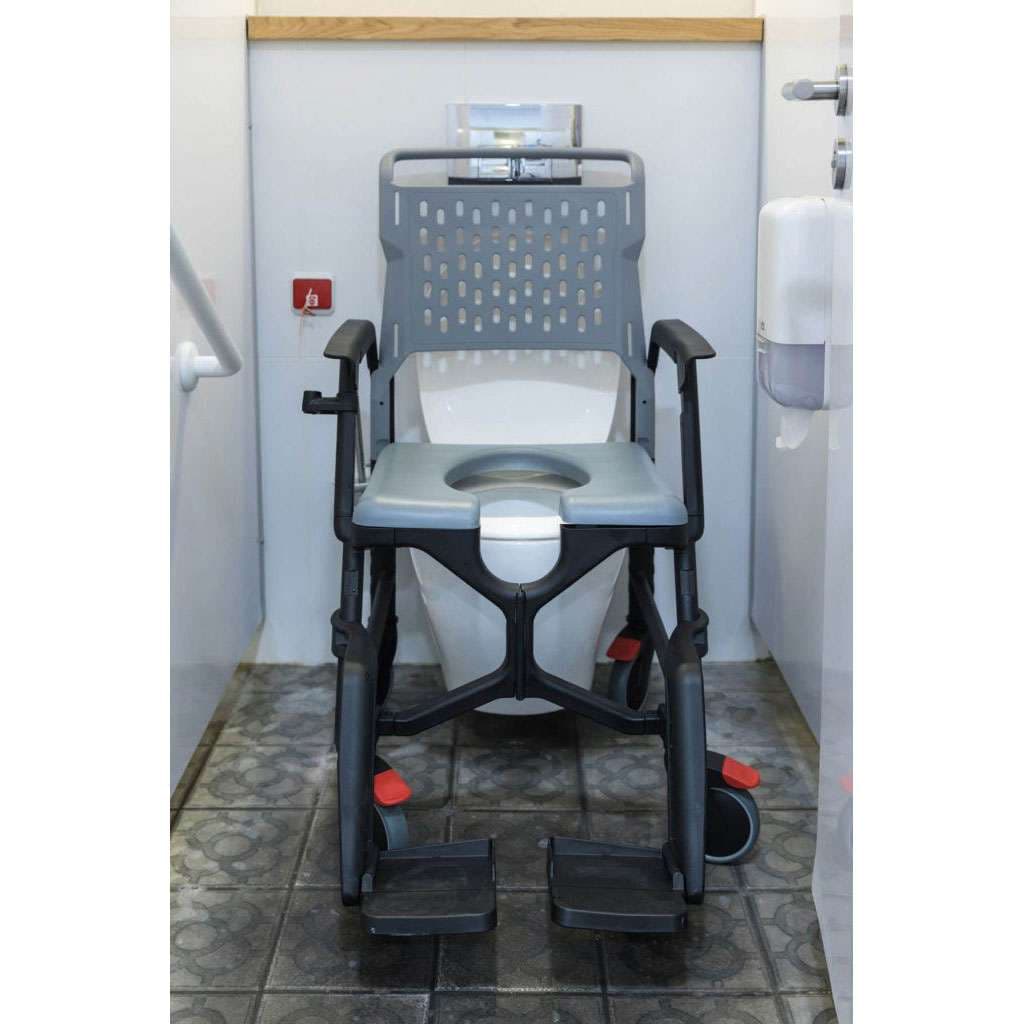 BathMobile Folding Shower Commode Chair - Image 2