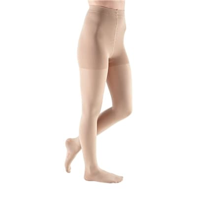 Mediven Comfort Compression Pantyhose 20-30mmHg Petite, Closed Toe, Sandstone, Size I - Pair - Image 1