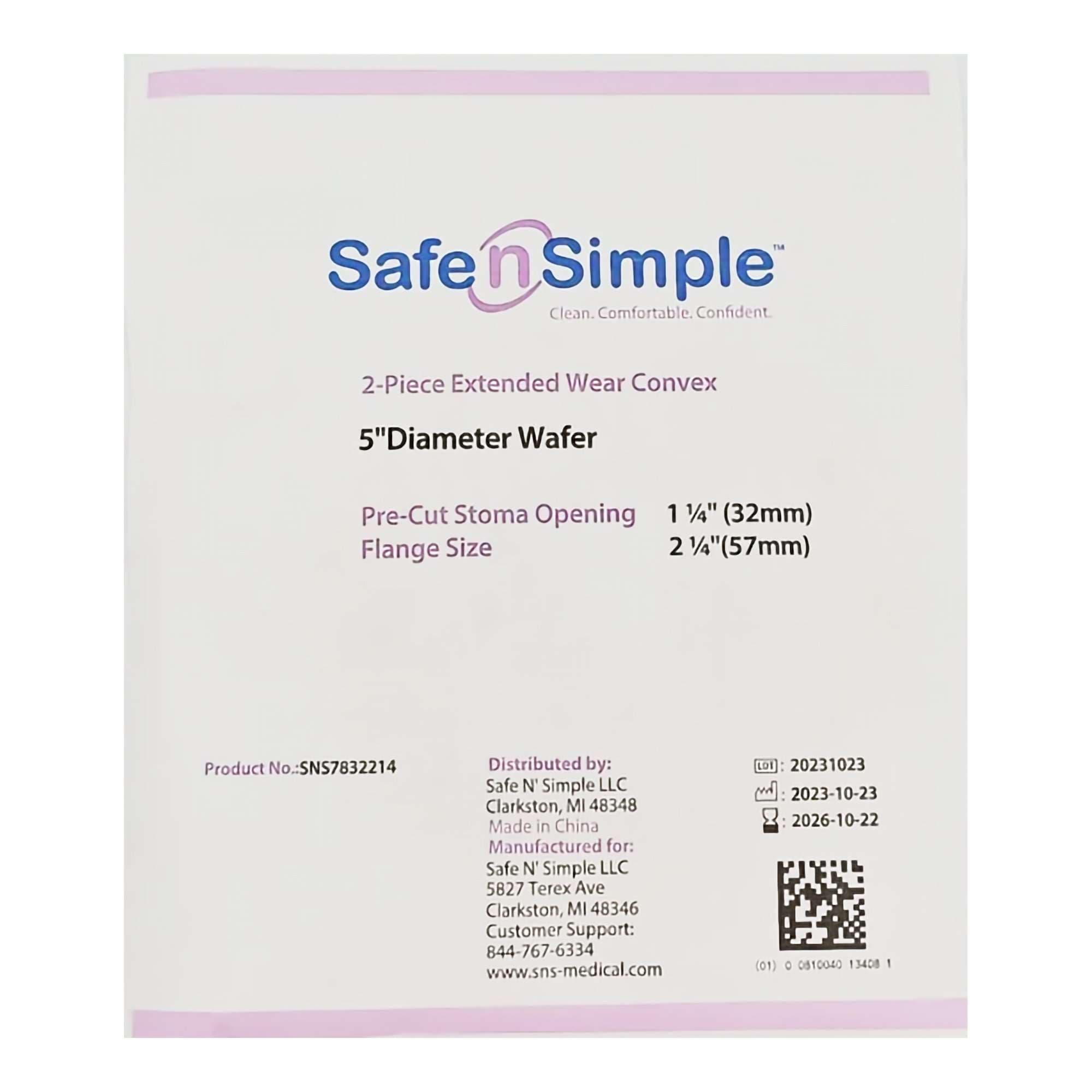 Safe N Simple Beige Ostomy Barrier Adhesive Tape Collar - Image 4