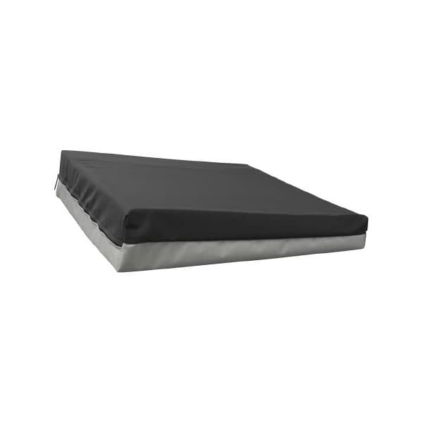 First Position Wedge Seat Cushion with Fluid-Resistant Vinyl Cover, 18W x 16D x 4 to 2H Inch - Case of 4 - Image 1