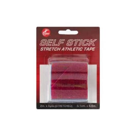 Hygenic Cramer Self-Stick Stretch Athletic Tape, 2" x 5yd, Red - Each - Image 1
