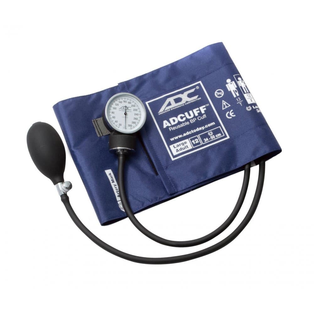 ADC Prosphyg 760 Pocket Aneroid Sphyg, Navy, Large Adult - Image 1
