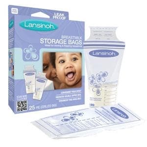 Lansinoh Breast Milk Storage Bag, 6 oz, 25 Bag - Each - Image 1