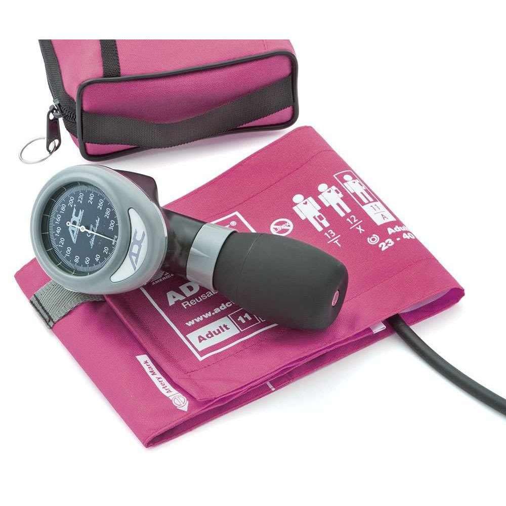 ADC Diagnostix 788 Palm Aneroid Sphyg, Adult Only, Magenta - Image 1