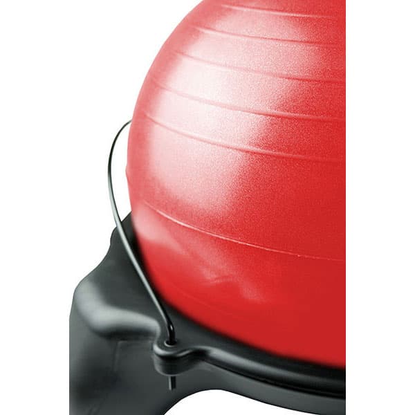 CanDo Ball Stool, Red Ball - Image 1