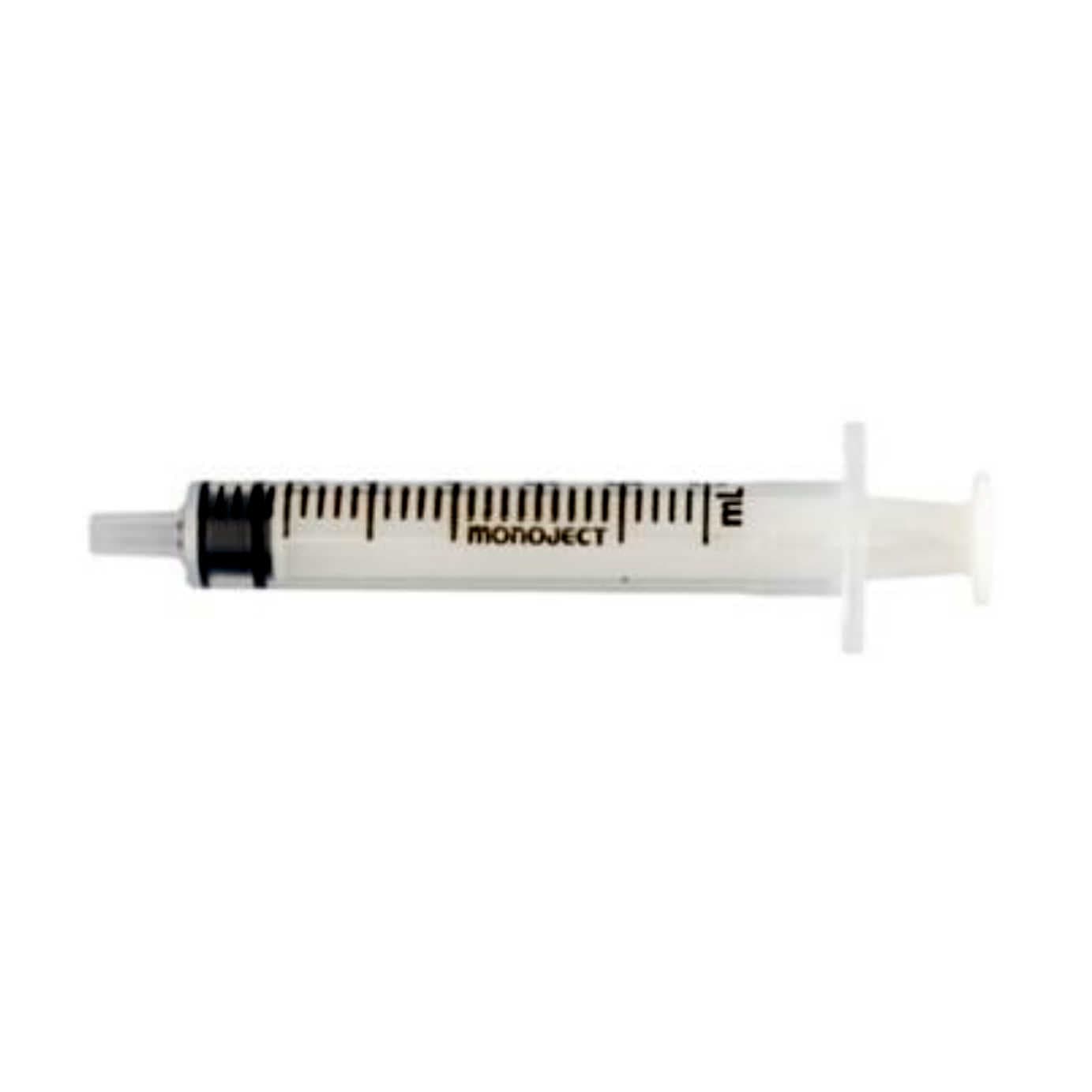 Monoject Soft Pack Syringes, 1 ML, Luer Slip Tip - Box of 100 - Image 1