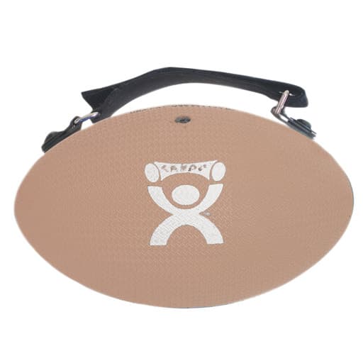 CanDo Handy Grip weight ball, Tan, 1 lbs - Image 1