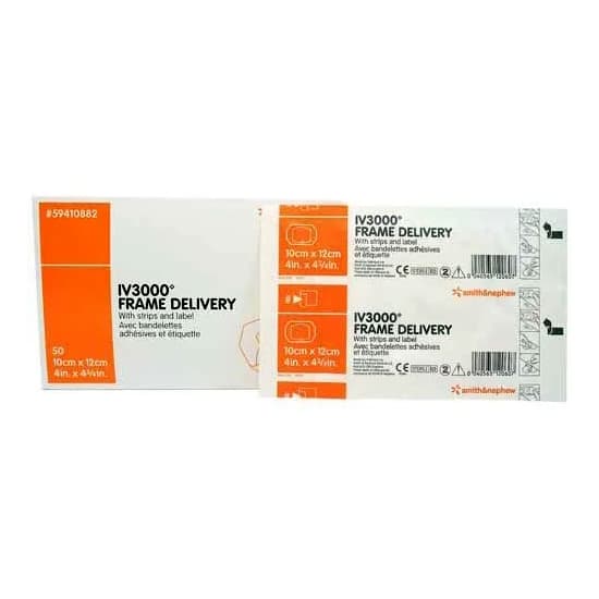 OpSite Peripheral IV Window Dressing, 4" x 4-3/4" - Box of 50 - Image 1