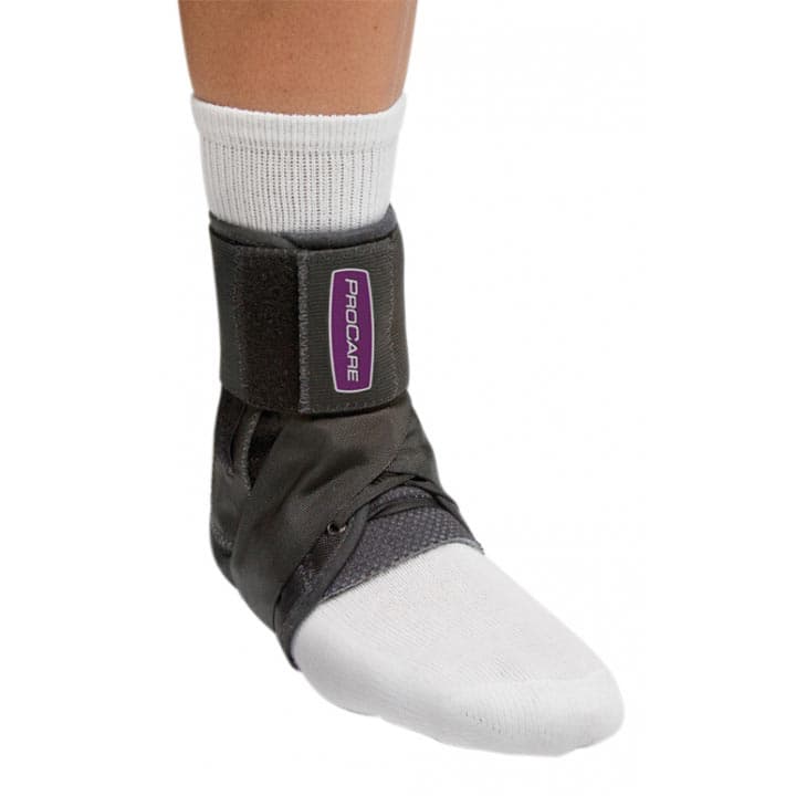 Procare Stabilized Ankle Support, Hook and Loop Closure, For Left and Right Foot, Medium - Image 1