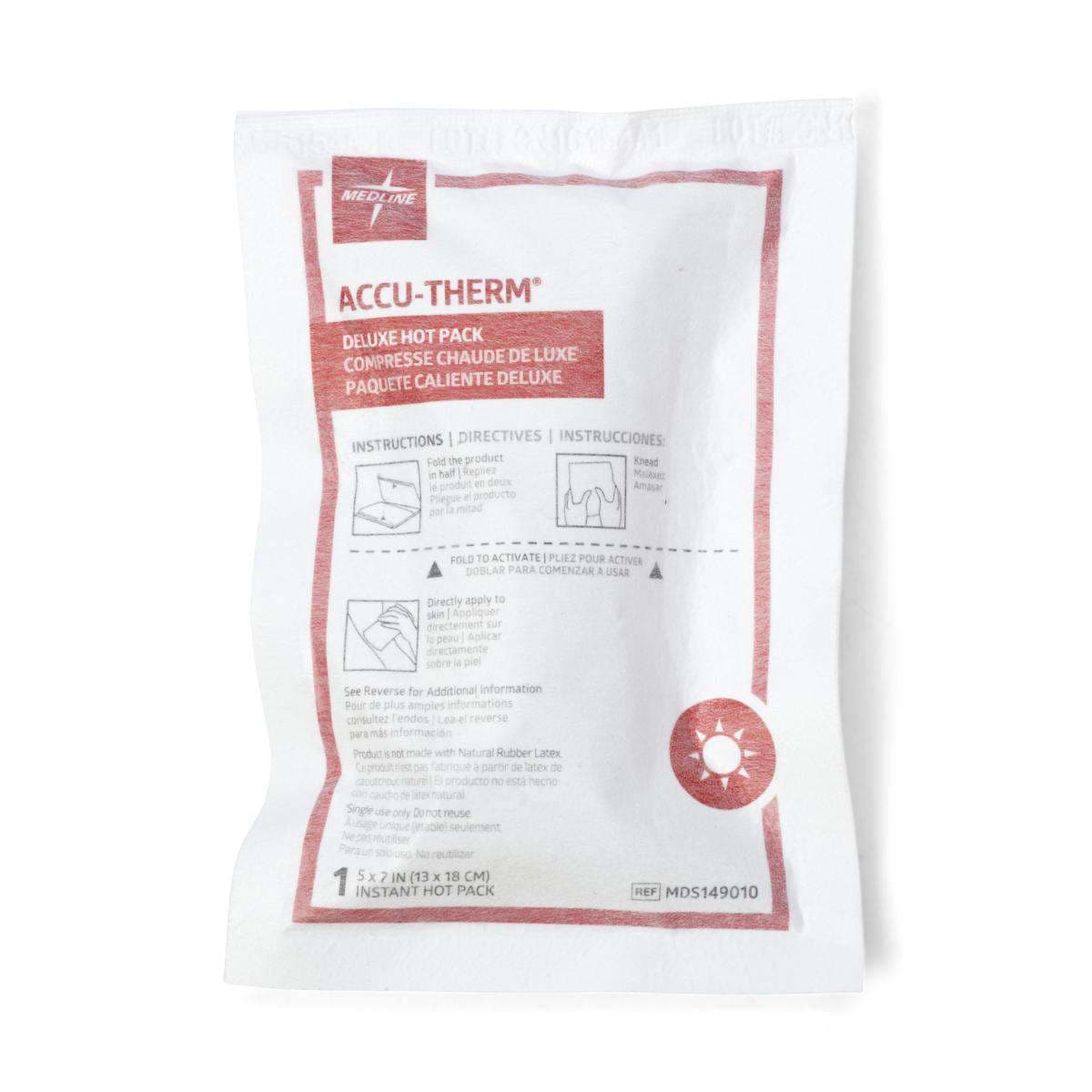 Medline Deluxe Instant Hot Pack, 5 x 7 Inch - Image 1