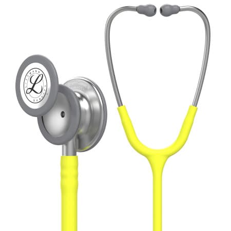 3M Littmann Classic III Monitoring Stethoscope, Stainless Steel Chestpiece, Yellow - Image 1