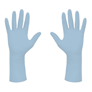 Halyard Purezero HG3 Light Blue Sterile Nitrile Gloves - Image 2