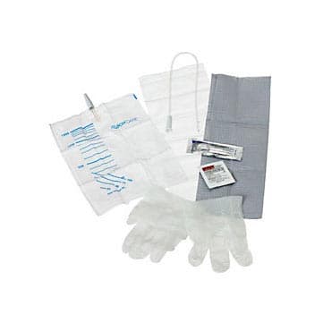 Rusch EasyCath Intermittent Straight Catheter Insertion Kit, 10 Fr - Box of 50 - Image 1