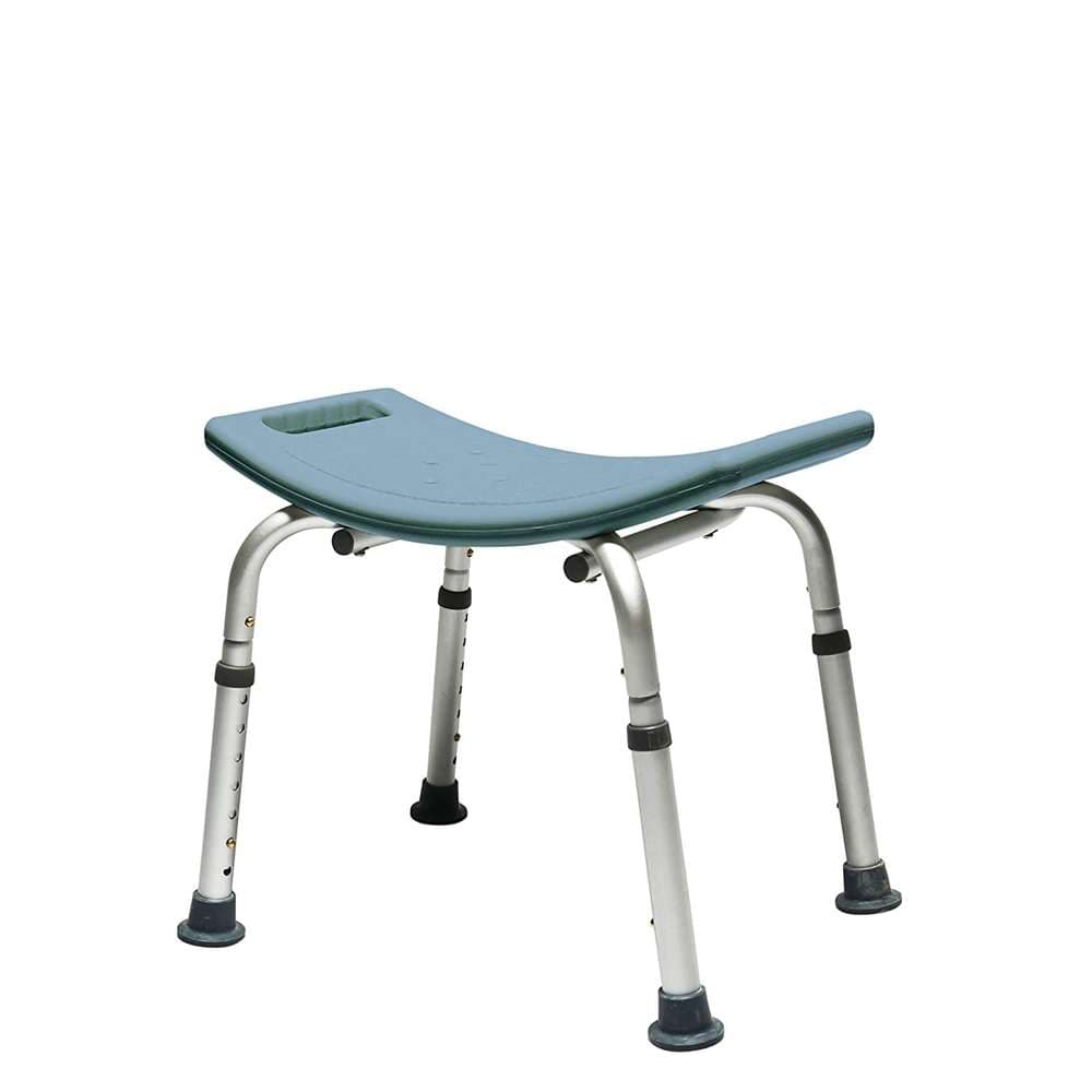 Lumex Platinum Collection Bath Seat Without Backrest, Steel Blue - Image 1