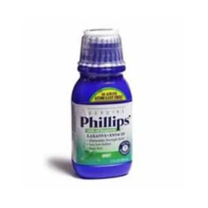 Phillips' Milk of Magnesia Laxative Bottle, Mint Flavor, 12 oz. - Image 1