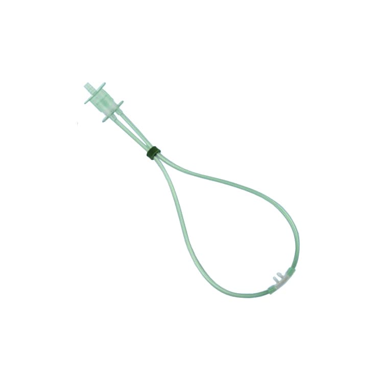 RAM Cannula Nasal Cannula Green Low-High Flow Rate NonSterile Without Tubing, Medium - Box of 10 - Image 1