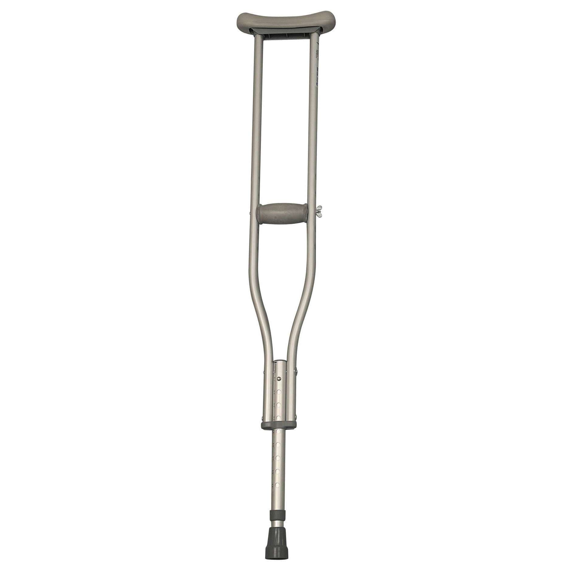 Medline Basic Aluminum Crutches, Youth - Case of 10 Pairs - Image 1