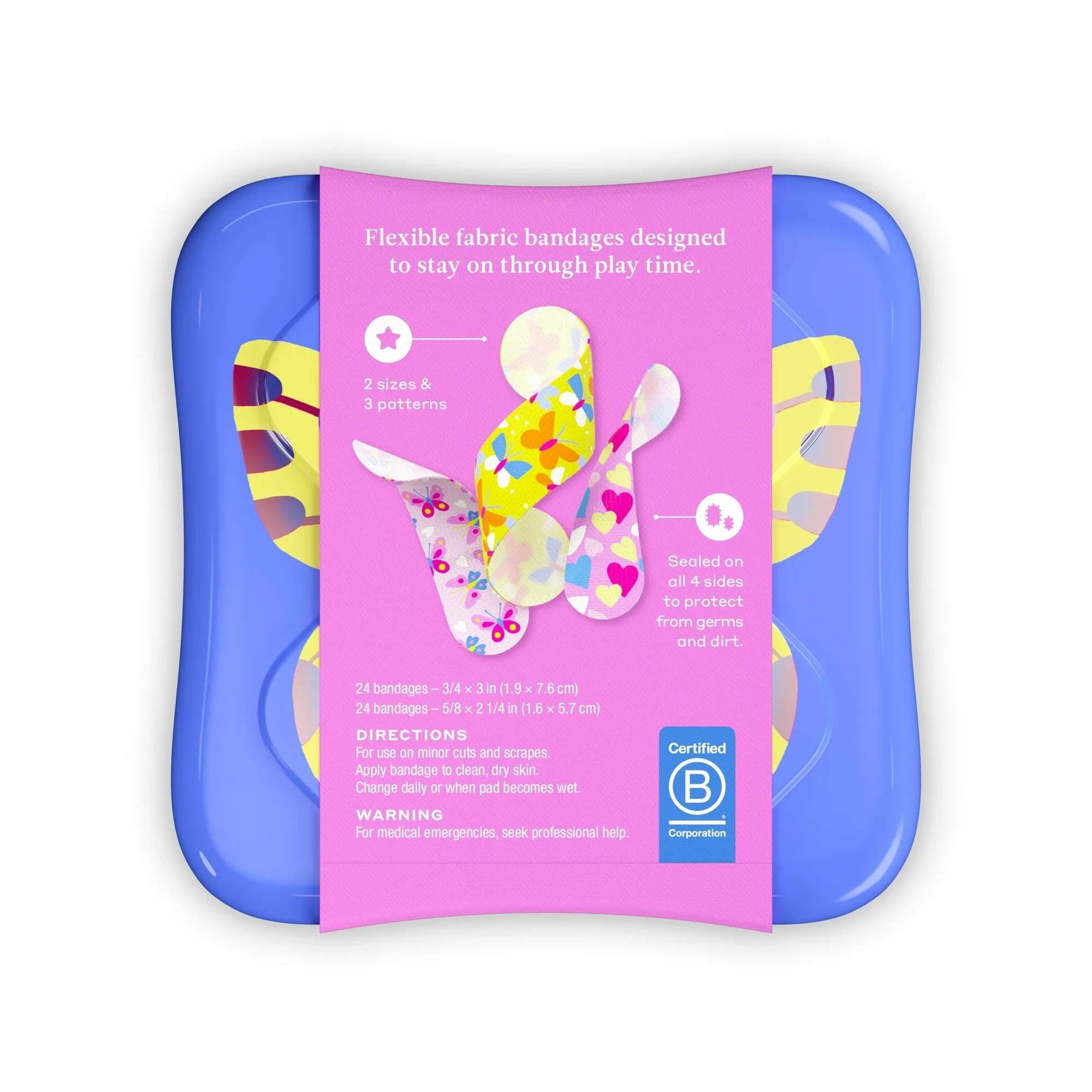 Welly Butterfly Flexible Fabric Bandages - Box of 48 - Image 4