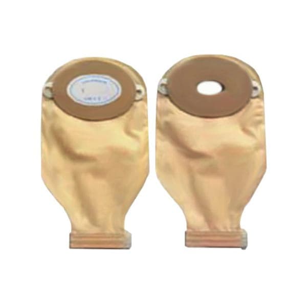 Nu-Hope Nu-Flex Round Adult Drainable Pouch, Roll-Up Closure - Box of 10 - Image 1