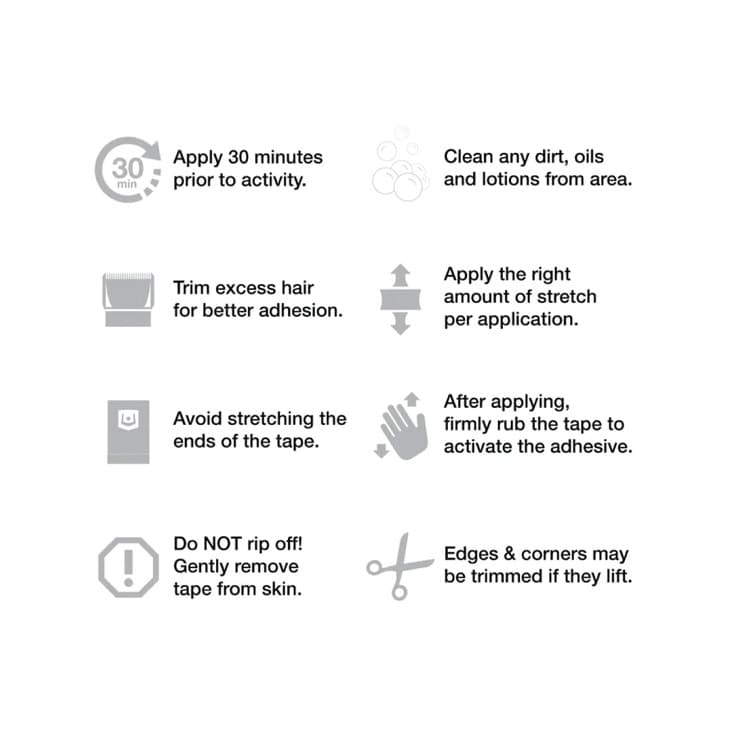 StrengthTape Kinesiology Tape, 5M Precut Roll - Image 4