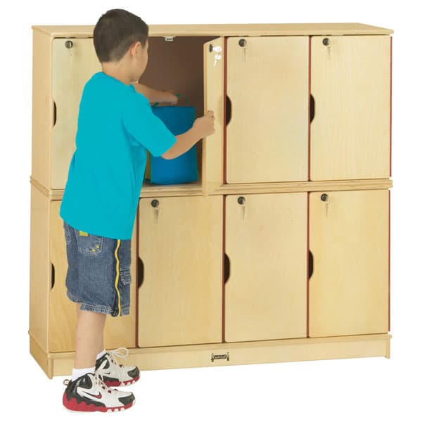 Jonti-Craft stacking lockable lockers - Image 2