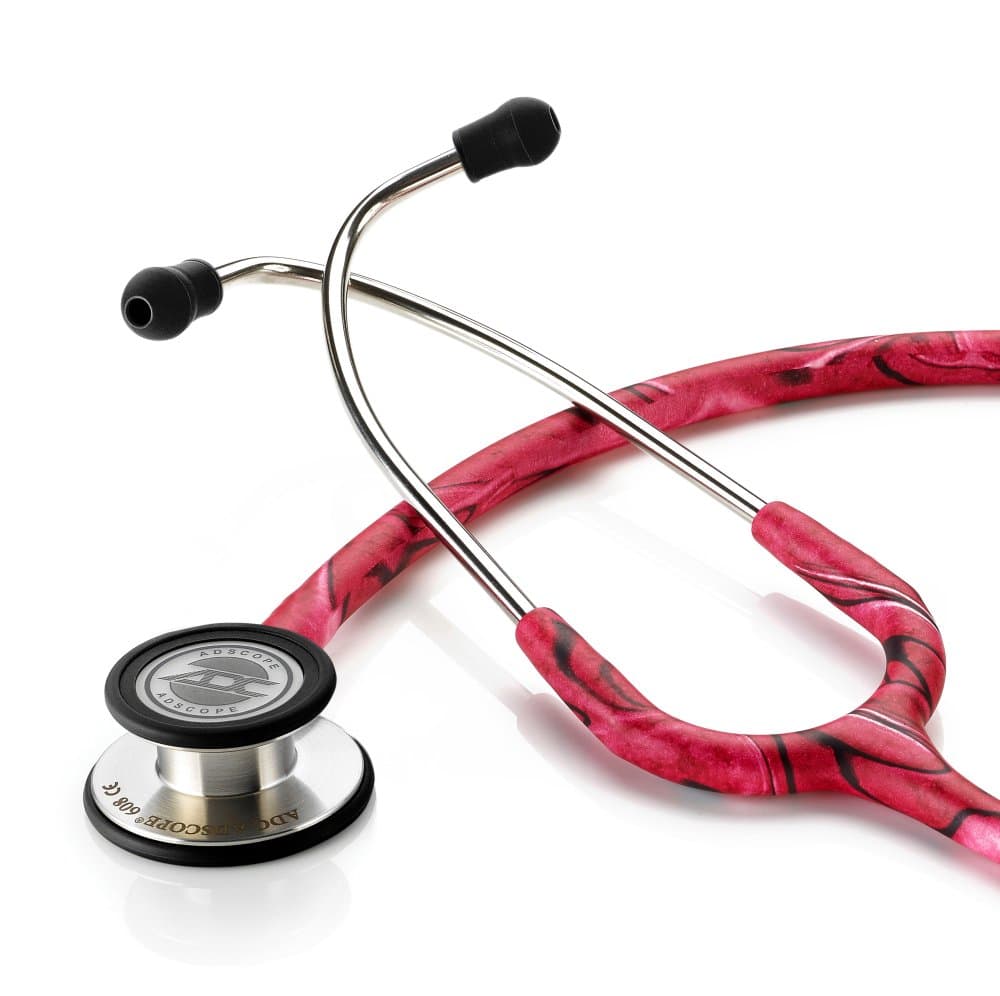 ADC Adscope Convertible Clinician Stethoscope, Midnight Rose - Image 1